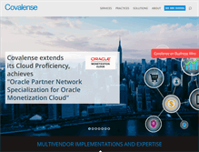 Tablet Screenshot of covalense.com